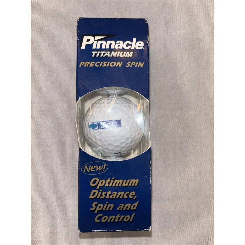 Pinnacle titanium precision spin Golf Balls 3pk Optimum Distance Spin & Control